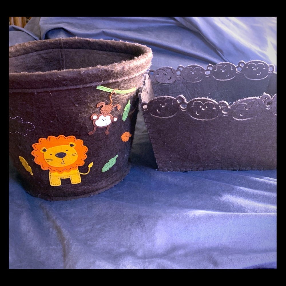 Fabric storage bins